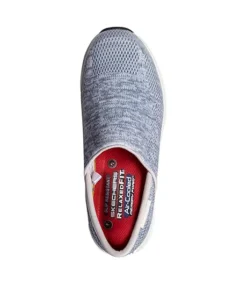 Women's Comfort Flex" NST Healthcare Pro Slip Resistant Slip On Shoes - Grey/White 8 Women's Comfort Flex" NST Healthcare Pro Slip Resistant Slip On Shoes - Grey/White -Clothing Store 102392 77239 GYW PROD 3 GRYWHT