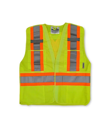 Viking Men's Class 2Level 2 Safety Vest - Green 3 Viking Men's Class 2Level 2 Safety Vest - Green