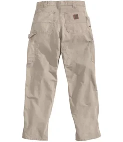 Carhartt Men's Canvas High Rise Utility Work Pants -Clothing Store 205565 B151TAN PROD 3 LTBRWN