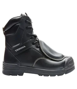 Terra Men's Composite Toe Composite Plate Barricade External MET 8 Inch Waterproof Work Boots - ONLINE ONLY -Clothing Store 230652 305515BLK PROD 2 BLACK
