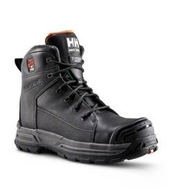 Men's 6 Inch Composite Toe Composite Plate Waterproof Work Boots - Black/Orange -Clothing Store 245749 HHS193002 PROD 1 BLKORA