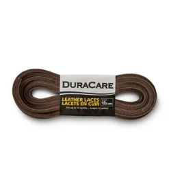 72" Brown Leather Lace