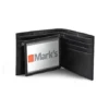 Men's Bifold 2 Currency Pockets 9 Card Pockets Leather Wallet - Black 2 Men's Bifold 2 Currency Pockets 9 Card Pockets Leather Wallet - Black -Clothing Store 252582 6CTLDKPC84702BK PROD 3 BLACK