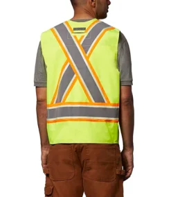 Men's VizLite DT Class 2 300D Surveyor's Vest 8 Men's VizLite DT Class 2 300D Surveyor's Vest -Clothing Store 259762 1AAFDK VLVU02 PROD 2 LIME