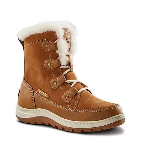 Women's Ella IceFX Waterproof Hyper Dri 3 Leather Winter Boots - Brown 4 Women's Ella IceFX Waterproof Hyper Dri 3 Leather Winter Boots - Brown - Image 2