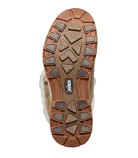 Women's Ice Queen IceFX T-Max Insulated Waterproof Leather Winter Boots - Taupe 5 Women's Ice Queen IceFX T-Max Insulated Waterproof Leather Winter Boots - Taupe - Image 3