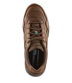 Men's Steel Toe Composite Plate Slip Resistant Work Shoes - Brown