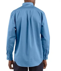 Carhartt Men's Flame Resistant Button Front Twill Shirt With Pocket Flaps