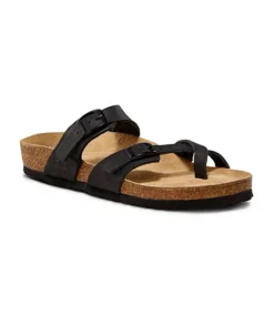 Women's Kelowna Cork Toe Loop Sandals - Black -Clothing Store 295115 FWS20 4402 PROD 1 BLACK
