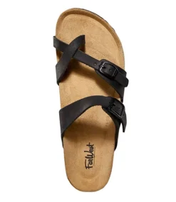 Women's Kelowna Cork Toe Loop Sandals - Black -Clothing Store 295115 FWS20 4402 PROD 3 BLACK