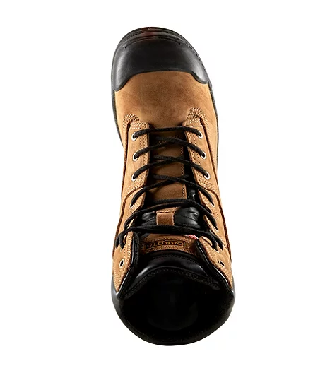 Men's Steel Toe Composite Plate Quad Comfort Leather 8 Inch Work Boots - Tan 3 Men's Steel Toe Composite Plate Quad Comfort Leather 8 Inch Work Boots - Tan