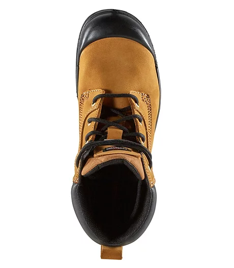 Men's Steel Toe Steel Plate Lynx II 6 Inch Leather Work Boots - Tan 6 Men's Steel Toe Steel Plate Lynx II 6 Inch Leather Work Boots - Tan - Image 4