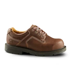 Men's Aluminum Toe Composite Plate Oxford Lace Up Safety Shoes - Tan
