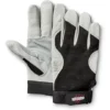 Men's Cowhide Double Palm Reinforced Thumb Work Gloves - White Black -Clothing Store 302518 6CTAAGAS114M PROD 1 WTBLK