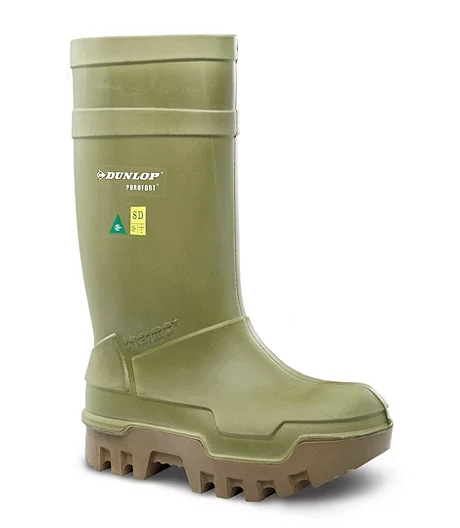 Dunlop Men's Steel Toe Steel Plate PU Thermo+ Extreme Cold Weather Work Boots - Olive 3 Dunlop Men's Steel Toe Steel Plate PU Thermo+ Extreme Cold Weather Work Boots - Olive