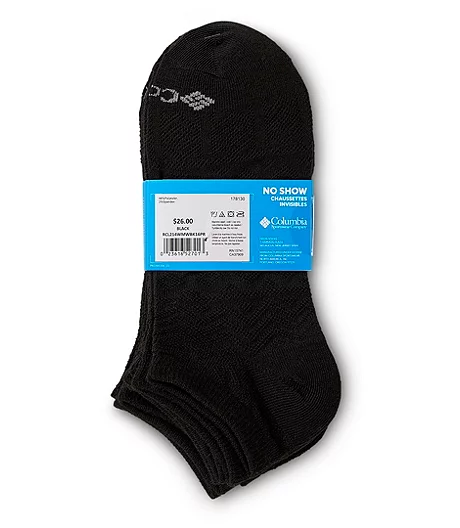 Columbia Women's 6 Pack Pattern Mesh No Show Socks 5 Columbia Women's 6 Pack Pattern Mesh No Show Socks - Image 3