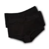 Women's 3 Pack Cotton Stretch Boyshort -Clothing Store 308152 6DUCDHAS DH340D PROD 2 BLACK