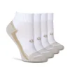 Women's 4 Pack Copper Ion Technology Athletic Ankle Socks -Clothing Store 30827 CS100C PROD 1 WHITE