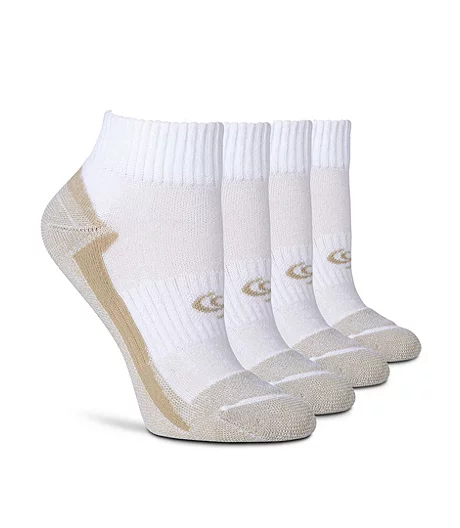Women's 4 Pack Copper Ion Technology Athletic Ankle Socks 3 Women's 4 Pack Copper Ion Technology Athletic Ankle Socks
