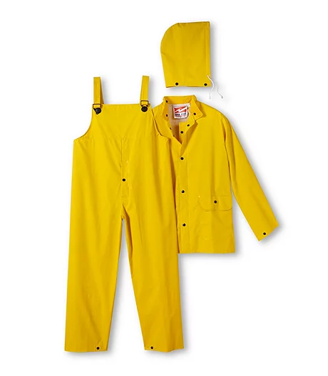Men's 3-Pack Light Industrial Rain Suit 4 Men's 3-Pack Light Industrial Rain Suit - Image 2