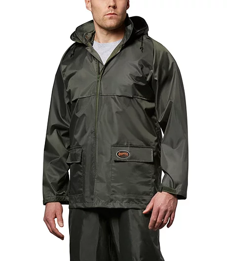 Pioneer Men's 420D Tree Planter Lightweight & Waterproof Jacket - Green 4 Pioneer Men's 420D Tree Planter Lightweight & Waterproof Jacket - Green - Image 2