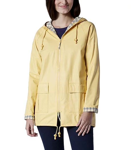 Women's Thermal Slicks Lined Rain Slicker Jacket 4 Women's Thermal Slicks Lined Rain Slicker Jacket - Image 2