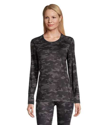 Women's Microfibre Thermal Crew Neck Top 4 Women's Microfibre Thermal Crew Neck Top - Image 2