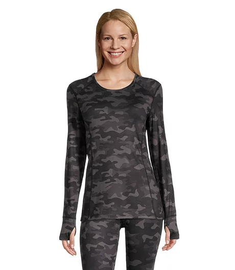 Women's Microfibre Thermal Crew Neck Top 5 Women's Microfibre Thermal Crew Neck Top - Image 3