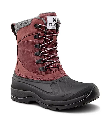 Women's Blackcomb IceFX Water Repellent Lace Up Winter Boots - Plum 3 Women's Blackcomb IceFX Water Repellent Lace Up Winter Boots - Plum