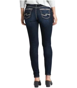 Women's Suki Curvy Fit Mid Rise Skinny Jeans - Dark Indigo -Clothing Store 320021 L93136SDG458 PROD 2 DRKIND