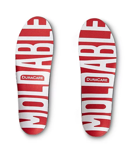 Unisex Low Profile SLIM - Custom Heat Moldable Orthotic Insoles Red 4 Unisex Low Profile SLIM - Custom Heat Moldable Orthotic Insoles Red - Image 2