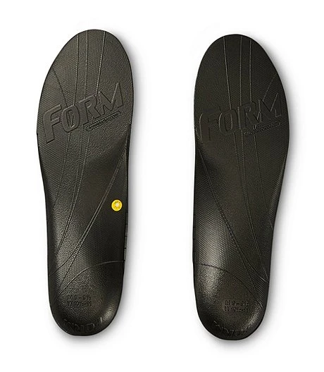 Unisex Low Profile SLIM - Custom Heat Moldable Orthotic Insoles Red 3 Unisex Low Profile SLIM - Custom Heat Moldable Orthotic Insoles Red