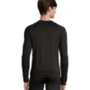 Men's T-Max Heat Light-weight Crew Neck Long Sleeve Fleece Top - Black -Clothing Store 324218 6BSFWRFBTM169 PROD 2 BLACK