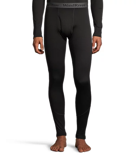 Men's Light-weight T-Max Thermal Fleece Pants - Black 4 Men's Light-weight T-Max Thermal Fleece Pants - Black - Image 2