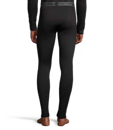 Men's Light-weight T-Max Thermal Fleece Pants - Black 3 Men's Light-weight T-Max Thermal Fleece Pants - Black