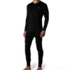 Men's T-MAX Thermal Base Layer One Piece Combo - Black -Clothing Store 324233 6BSHWRFBTM196 PROD 1 BLACK