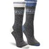 Women's 2 Pack Quad Comfort Outdoor Casual Collegiate Crew Socks