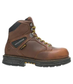 Wolverine Men's 6 Inch Composite Toe Composite Plate Hellcat Waterproof Work Boots - Brown -Clothing Store 325522 W207133 PROD 2 TABACO