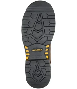 Wolverine Men's 6 Inch Composite Toe Composite Plate Hellcat Waterproof Work Boots - Brown