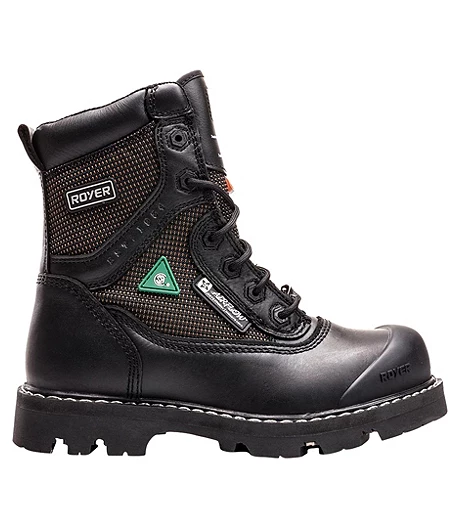 Men's 8 Inch Composite Toe Composite Plate FLX Waterproof Leather Work Boots 4 Men's 8 Inch Composite Toe Composite Plate FLX Waterproof Leather Work Boots - Image 2