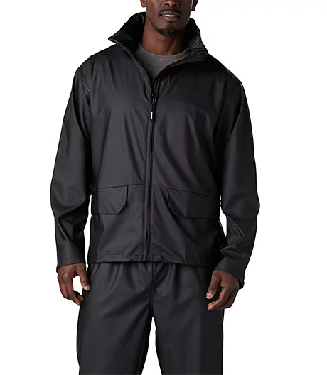 Men's Stretch Voss Waterproof Rain Jacket - Black 3 Men's Stretch Voss Waterproof Rain Jacket - Black