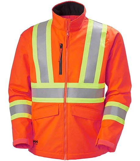 Men's Alta Hi Vis Softshell Safety Jacket 3 Men's Alta Hi Vis Softshell Safety Jacket