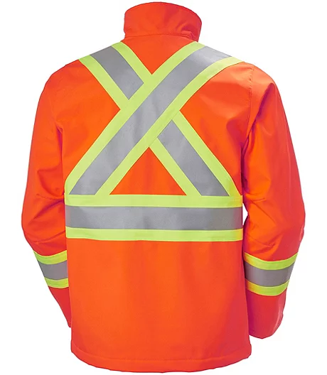 Men's Alta Hi Vis Softshell Safety Jacket 4 Men's Alta Hi Vis Softshell Safety Jacket - Image 2