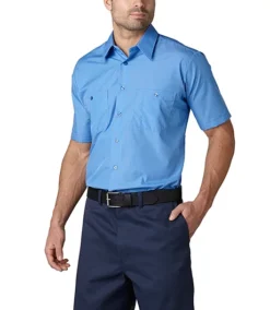 Men's Rogue Button Up Short Sleeve Shirt With Chest Pockets