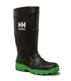 Men's Non Safety Waterproof Pull On Work Boots - Black -Clothing Store 333071 HHS214011 PROD 1 BLKGRN