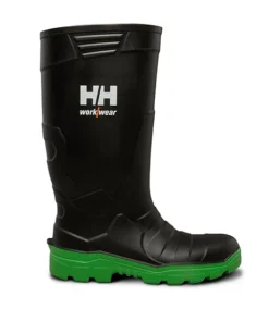 Men's Non Safety Waterproof Pull On Work Boots - Black -Clothing Store 333071 HHS214011 PROD 2 BLKGRN
