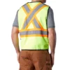 Men's CSA Approved Hi-Viz, 5-Point Tear Away Traffic Vest 1 Men's CSA Approved Hi-Viz, 5-Point Tear Away Traffic Vest -Clothing Store 33634 STV 2HVGQ PROD 2 GREEN