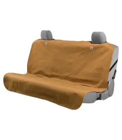 Dog And Pet Water Repellent Coverall Bench Seat Cover - Carhartt Brown