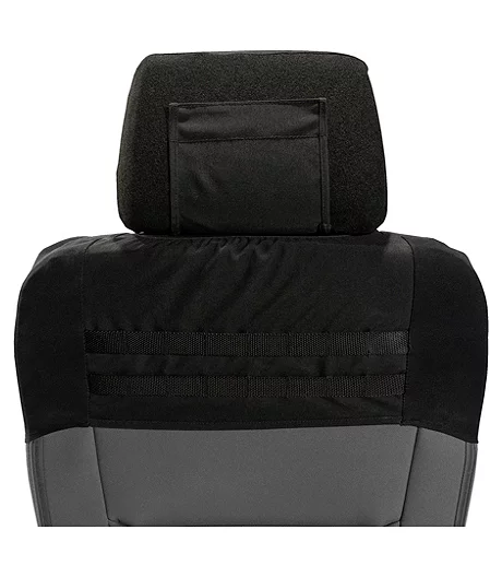 Carhartt Universal Water Repellent Cordura Fabric Low Back Car Seat Cover - Black 5 Carhartt Universal Water Repellent Cordura Fabric Low Back Car Seat Cover - Black - Image 3