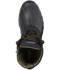 Sperry Women's Saltwater Quilt Nylon Rubber Duck Boots Black - ONLINE ONLY -Clothing Store 339164 STS94063 PROD 2 BLACK